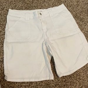 White long shorts